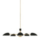 Jane Five Light Chandelier (EC1025MBK)
