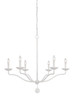 Annie Six Light Chandelier (F3130/6PSW)