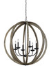 Allier Six Light Pendant (F3186/6WOW/AF)