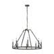Visual Comfort Studio - F3214/8SMS - Eight Light Chandelier - Landen - Smith Steel