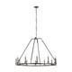 Visual Comfort Studio - F3216/12SMS - 12 Light Chandelier - Landen - Smith Steel