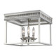 Woodruff Three Light Flush Mount (FM521PN)