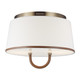 Katie Two Light Flush Mount (LF1002TWB)