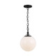 Visual Comfort Studio - TP1041AI - One Light Pendant - Capri - Aged Iron