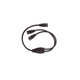 W.A.C. Lighting - T24-WE-Y-BK - Outdoor Tape to Tape Y Connector - Invisiled Outdoor - Black