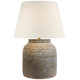 Visual Comfort Signature - AL 3610STG-L - LED Table Lamp - Indra - Silt Grey Ceramic