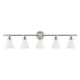 Hudson Valley - 4505-PN - Five Light Bath Bracket - Weston - Polished Nickel
