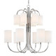 Hudson Valley - 9112-PN - 12 Light Chandelier - Junius - Polished Nickel
