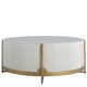 Gabby - SCH-163255 - Coffee Table - Clifton - White Cerused Oak|Stained Gold