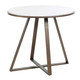 Gabby - SCH-163375 - Side Table - Rylan - Brushed Copper|Roman White Marble