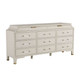 Gabby - SCH-166295 - Dresser - Alexandra - Cerused White|Stained Brass|Light Gray Painted