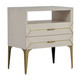 Gabby - SCH-166310 - Nightstand - Whitley - Stained Brass|Cerused White