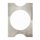 Gabby - SCH-175028 - Mirror - Oakley - Natural Ivory Hide|Clear Mirror