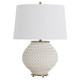 Gabby - SCH-175752 - One Light Table Lamp - Sylvan - White Ceramic|Rich Brass|White Linen