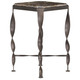 Gabby - SCH-175773 - Side Table - Armand - Black Forged Iron|Natural Travertine