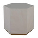 Gabby - SCH-192284 - Side Table - Winslet - Cerused White|Stained Gold
