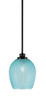 Toltec Lighting - 2601-MB-4905 - One Light Mini Pendant - Odyssey - Matte Black