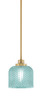 Toltec Lighting - 2601-NAB-4615 - One Light Mini Pendant - Odyssey - New Age Brass