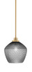Toltec Lighting - 2601-NAB-4922 - One Light Mini Pendant - Odyssey - New Age Brass