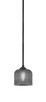 Toltec Lighting - 560-DG-4612 - One Light Mini Pendant - Zilo - Dark Granite