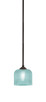 Toltec Lighting - 560-DG-4615 - One Light Mini Pendant - Zilo - Dark Granite