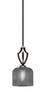Toltec Lighting - 561-DG-4612 - One Light Mini Pendant - Zilo - Dark Granite Toltec Lighting - 561-DG-4612 - One Light Mini Pendant - Zilo - Dark Granite