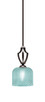 Toltec Lighting - 561-DG-4615 - One Light Mini Pendant - Zilo - Dark Granite