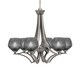 Toltec Lighting - 566-GP-4622 - Six Light Chandelier - Zilo - Graphite