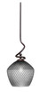 Toltec Lighting - 901-DG-4922 - One Light Mini Pendant - Capri - Dark Granite