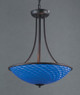 ELK Home - 418-3S-DR - Three Light Pendant - Arco Baleno - Dark Rust