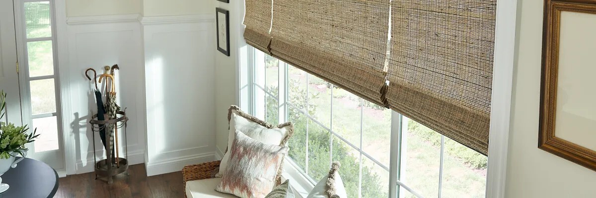 Graber natural woven window shades