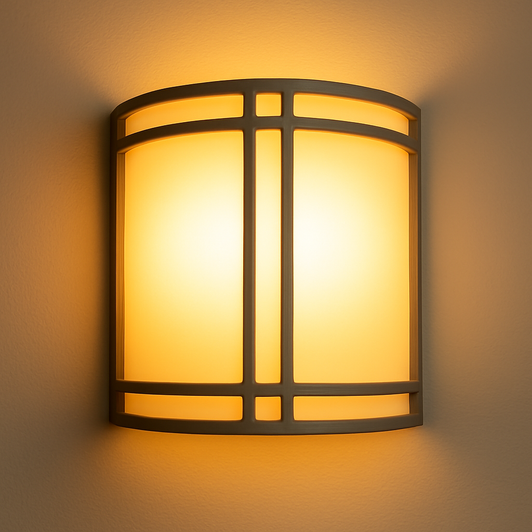 Modern Composite Indoor/Outdoor Wall Sconce