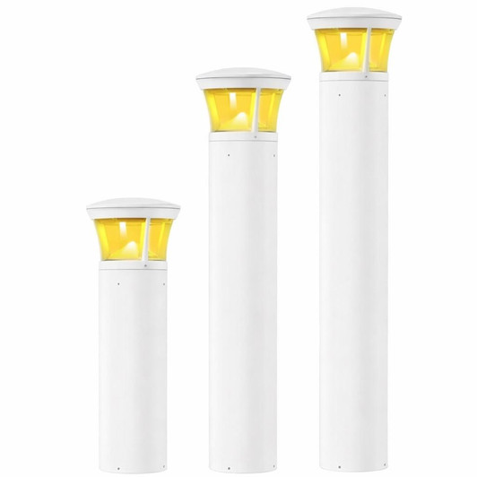 Turtle Friendly Bollard Pathway Light - White