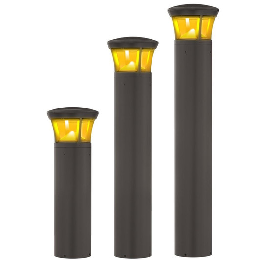 Turtle Friendly Bollard Pathway Light - Bronze