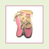 Ballet Shoes (Silver Base) Floating Charm