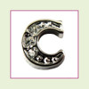 CZ Silver Letter C - Floating Charm