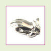 Praying Hands Silver Floating Charm