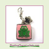 Mini Clip-On Charm:  Frog 11x11mm