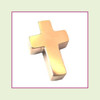 Cross (Rose) Stainless Steel Floating Charm