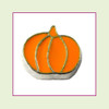 Fall Pumpkin (Silver Base) Floating Charm