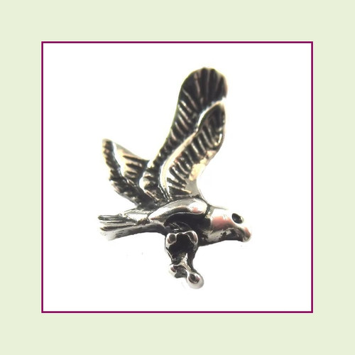Eagle Silver Floating Charm