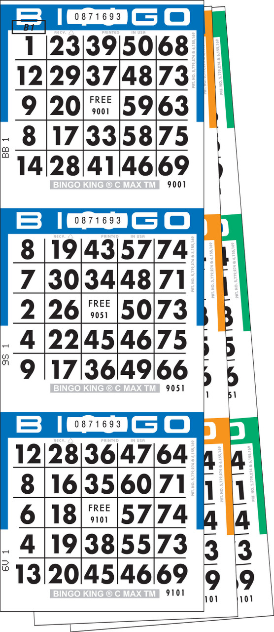 BINGO PAPER BOOKLETS