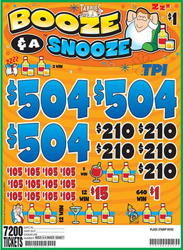 BOOZE & A SNOOZE 35 3/504 1 7200