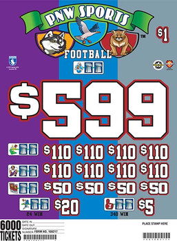 PNW SPORTS FOOTBALL 35 1/599 1 6000