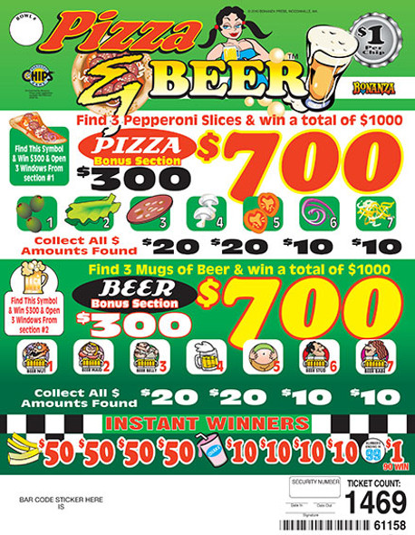 PIZZA & BEER 35 2/300 1 1469