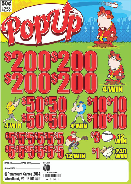 POP UP 33 4/200 50 4000