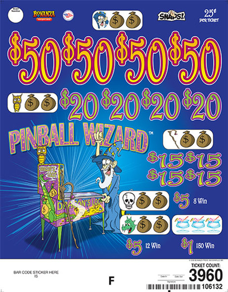 PINBALL WIZARD 37 4/50 25 3960