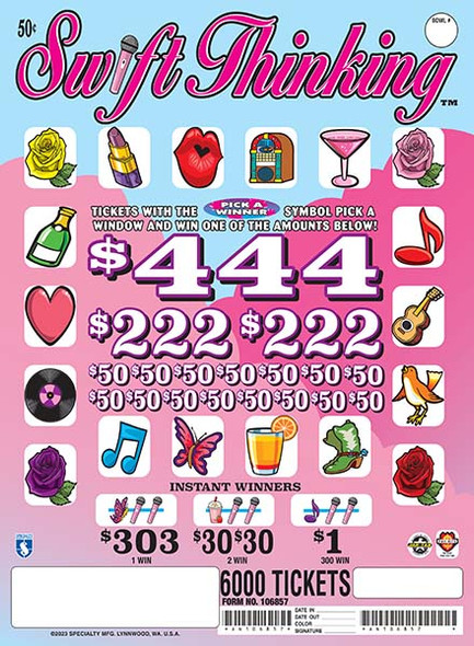 SWIFT THINKING 23 1/444 50 6000