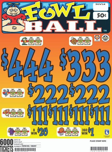 FOWL BALL 27 1/444 50 6000