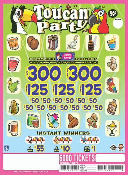 TOUCAN PARTY 32 2/300 50 6000
